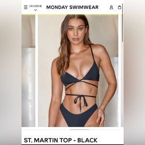 NWT Monday swimwear. Large Byron Bottoms Only